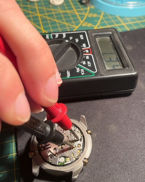 Spanning batterij na opladen