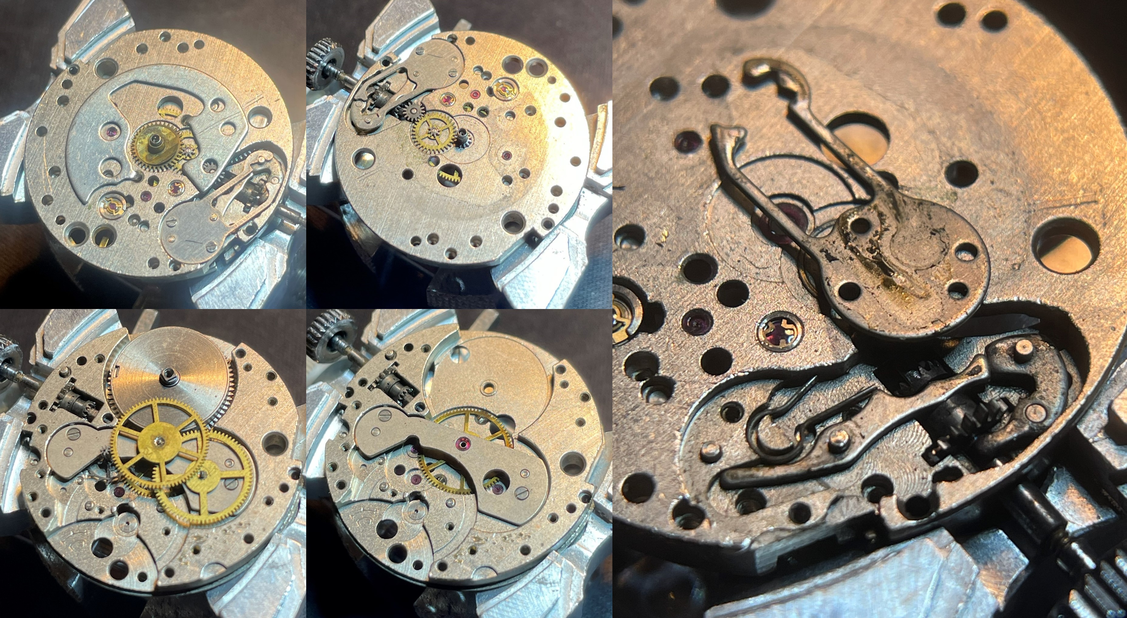 Uurwerk de-assembleren