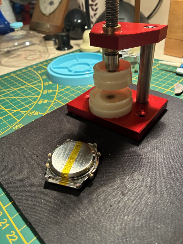 Kast dichten met kapton tape