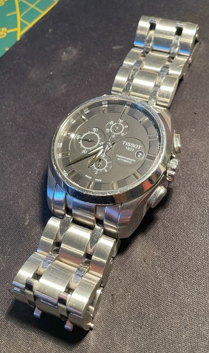 Tissot Couturier Chronograph in slechte staat